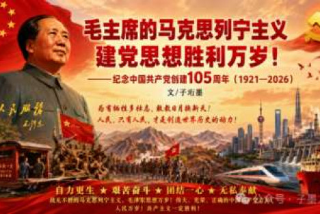 毛主席的马克思列宁主义建党思想胜利万岁！——纪念中国共产党创建105周年（1921—2026）
