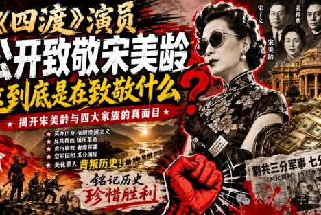 《四渡》演员公开致敬宋美龄，这到底是在致敬什么？