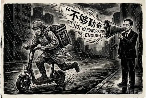 资本帮闲与外卖骑手