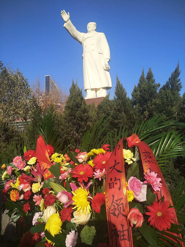实拍：河北人民想念毛主席！