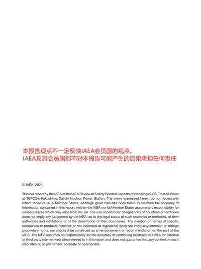 140页的国际原子能机构的报告到底讲了啥?
