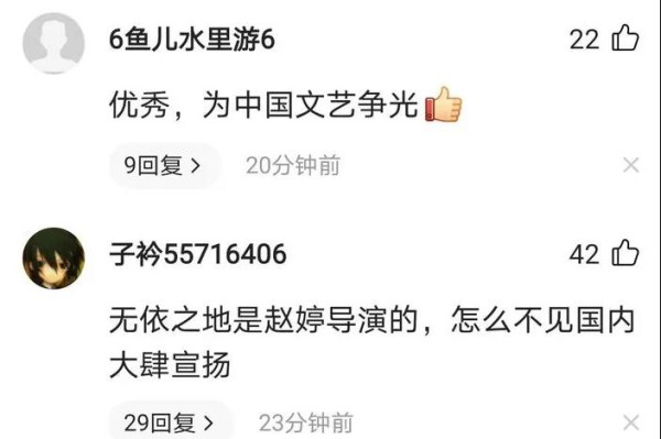 赵婷在2020年接受美国媒体采访时，自己说过“美国是我的祖国”。