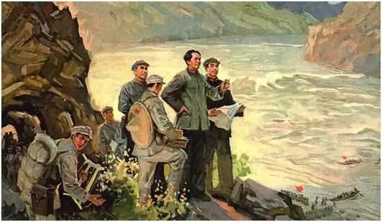 开国大典上毛主席、朱总司令开心地笑了