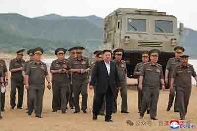 【朝鲜动态】金正恩观摩一些国防科研机关组织的重要武器试验