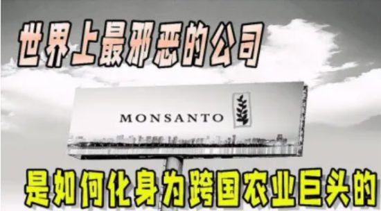 孟山都，曾经最大的全球农化公司，一手卖化学农药产品，另一手又卖转基因作物种子，因其产品危害引起诸多诉讼面临巨额赔偿，最终被德国拜耳集团收购，但是它对人类和环境造成的严重影响并未随着收购而终止。