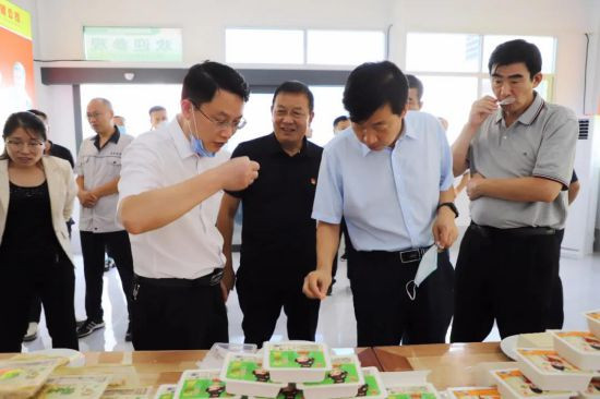 河南省“三个一批”项目督查调研组莅临南街村指导