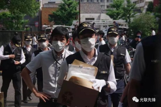 京都府警以调查中核派活动家为由，对京都大学熊野宿舍进行了突击检查