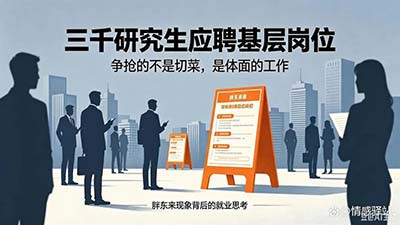 与其苛责年轻人降低预期,更该看见:当一份普通基层岗位,需要上千高学历人才内卷争夺,说明善待劳动者的岗位,在当下市场里已经变成奢侈品。