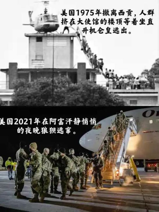 这是一个信号，一个霸权主义全球崩塌的信号，美军连一个阿富汗都控制不了，连自己养了20年的狗都保护不了，他们还能干什么？