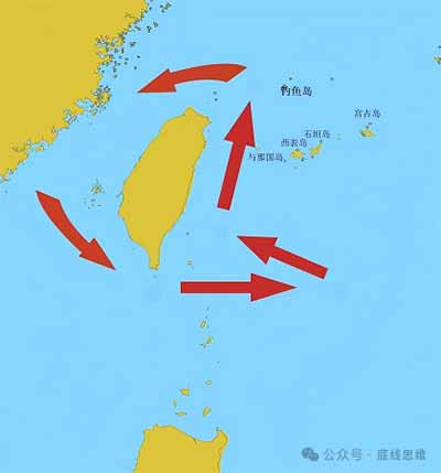 对中国而言，问题很清楚：台湾岛是中国领土不可分割的一部分，台湾岛以东海域是中国领土所产生的海洋附属权益