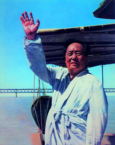 “在南岸嘴建毛主席畅游长江塑像”提议，正式向武汉市人大提出