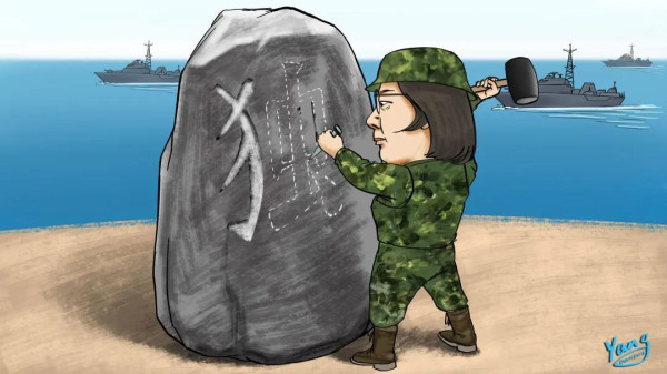 我们对付那些不讲道理的人，一定要有我们自己的一些招数。所以台湾的问题，我们光是跟美国人打太极拳是不够的，要亮招给他们看。
