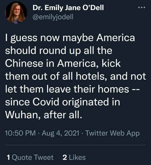 美国教授拒绝服从中国防疫要求,还口出狂言