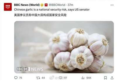 中国大蒜厉害了,能威胁美国的国家安全