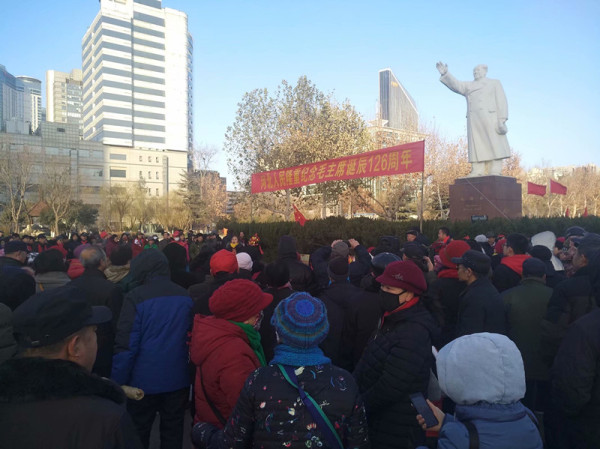 实拍：河北人民想念毛主席！