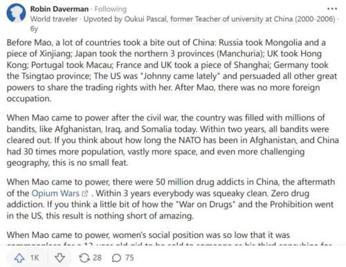 外网讨论：为什么毛泽东被视为英雄？非常值得一看！