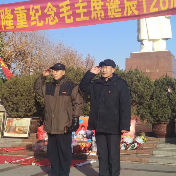 实拍：河北人民想念毛主席！