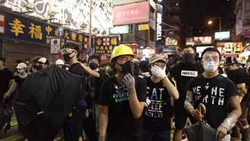 为什么乱港派头目的子女无一上街游行？