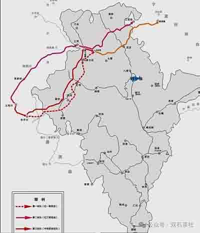 党中央率陕甘支队在今宁夏境内的行军路线考略