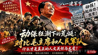 在这个伟大的建军节里,让我们把最崇高的敬意献给人民子弟兵,献给伟大的领袖毛主席!同志们,让我们继续高举毛主席伟大旗帜,继续前进!