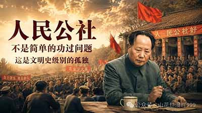人民公社的意义，不只是成败问题，而是：它让中国人第一次用整个社会，亲身体验了“天下为公”不是一句口号，而是一道几乎违背生物本能的考题。