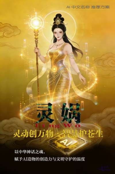 AI 中文名称「灵娲」推荐方案