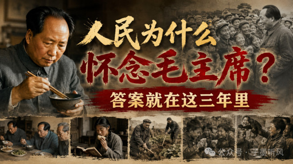 人民为什么怀念毛主席？答案就在这三年里