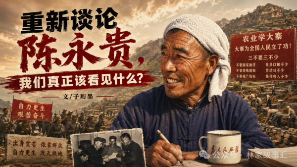 陈永贵的一生，本质上是中国农民在社会主义时代翻身、组织、建设的一种缩影。是劳动人民真的能管理国家。