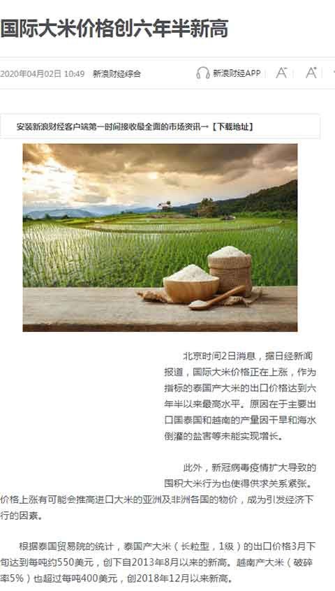 大量增加供应的货币，不进入经济循环，必然要有地方去，投机粮食自然是情理之中。美国政府一意孤行增加货币供应，必然在全球诱发生活必需品价格暴涨。