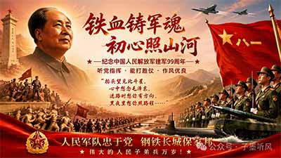 只要毛泽东思想的军魂还在,中国人民解放军就永远是不可战胜的!中华民族就永远立于不败之地!