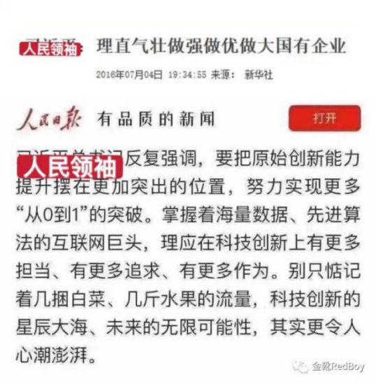 社会主义中国想要永葆工农阶级的主人翁利益与地位不受伤害，想要永葆与世界发达国家（通过殖民侵略实现）的先进生产力进行抗衡的工业实力，不二选择即是做大国有企业资本、遏制民间资本无序扩张。