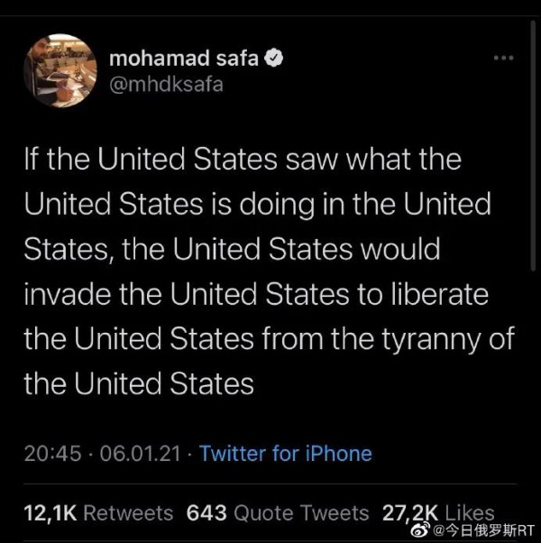 美国就是一面镜子。这也是将社会生产的组织交予资本，将社会财富藏于少数人，媒体掌控舆论、与资本沆瀣一气，剩下的人在生存边缘挣扎、失落、失语、逐渐走向“失智”的必然。