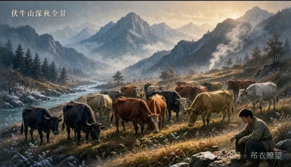 团结的力量——牛群战恶狼