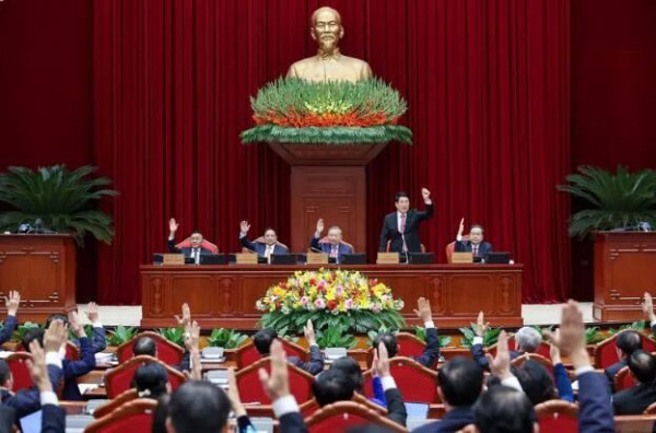 越共第十三届中央委员会第十五次全体会议隆重开幕
