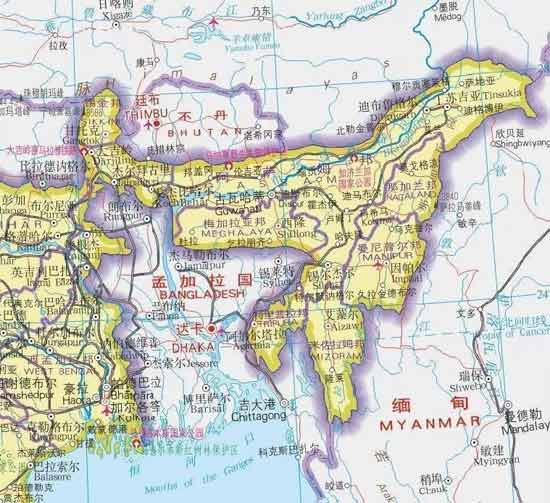 冲在最前面推搡解放军的印军，印度国内骂他们“中国佬”