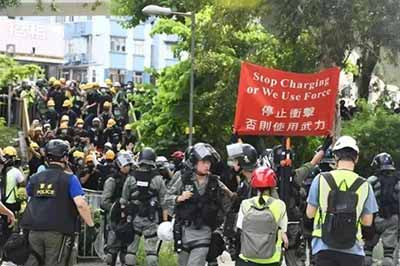 元朗“复仇者联盟”?别逗了!昨天(27日),香港的街头对峙再次说明一件事!