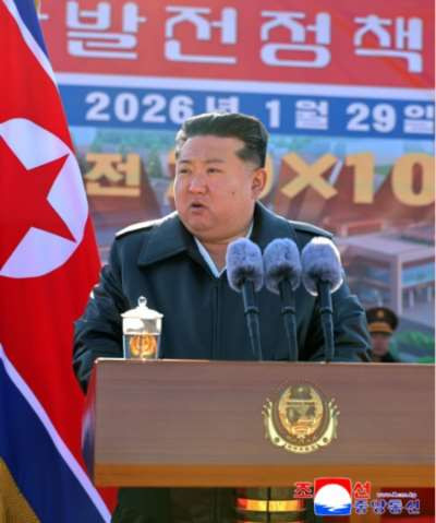 金正恩同志在殷栗郡地方发展政策项目建设开工典礼上的讲话