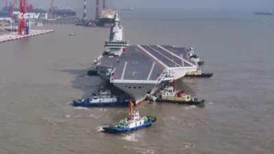 “福建”号海试集锦,留给美日两国的时间不多了