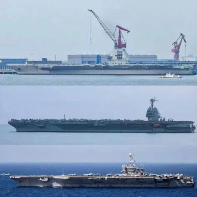 “福建”号海试集锦,留给美日两国的时间不多了