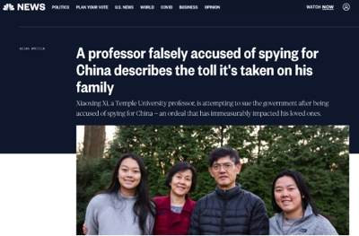 恐惧于政治迫害，大批华人科学家返回中国