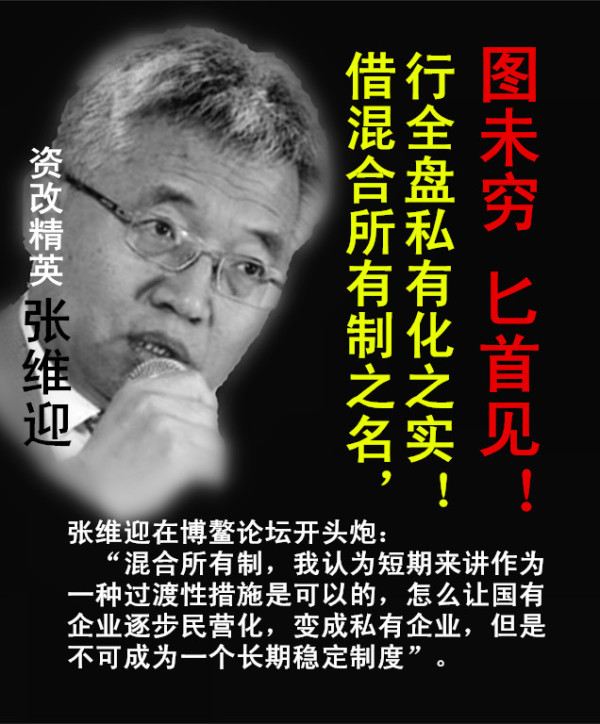 资改精英张维迎在博鳌图未穷匕首见！
