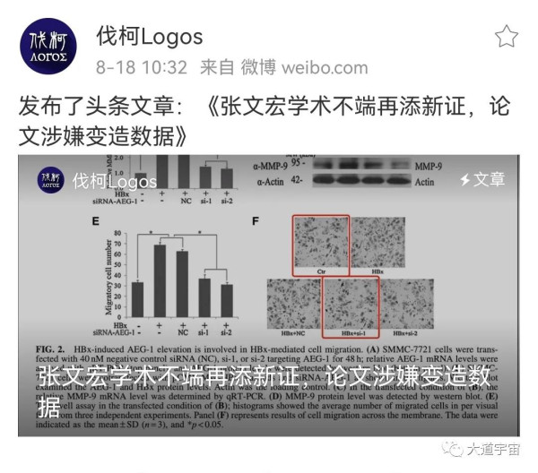 网友举报属实，张文宏论文被撤销：张文宏团队称要维护合法权益