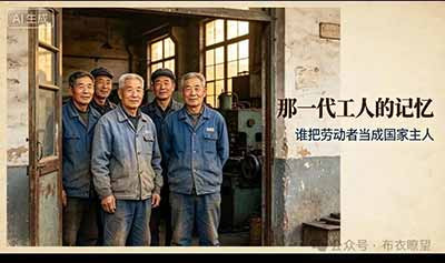 那一代工人的记忆:谁把劳动者当成国家主人:风雨半生,老工人心中不变的记忆