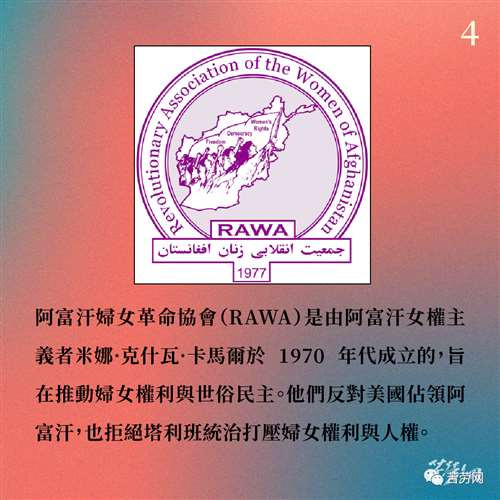 阿富汗婦女革命協會對於塔利班掌權的回應