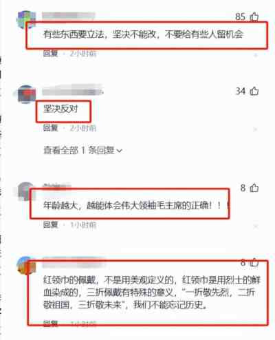 红领巾作为中国少先队员的标志和荣誉，应该得到妥善的保护和传承