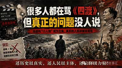 革命历史最大的魅力,从来不在于找几个编剧去替人民说话;而在于砸碎那些花里胡哨的叙事套路,让真正创造了历史的人民,重新站回银幕的最中央!
