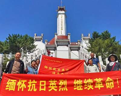 武汉人民纪念抗战胜利80周年,重走抗战路胜利结束!(图片新闻)