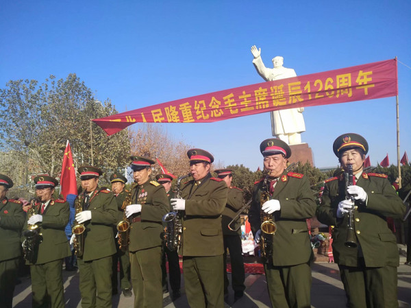 实拍：河北人民想念毛主席！