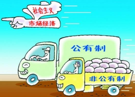 随着社会生产力水平的不断提高,非公有制经济在中国整个经济体制中的比例会有所调整或者改变。生产力水平越高,生产资料所有制的体制也一定要随之变化。