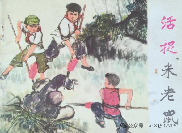 红小兵连环画《活捉米老鼠》赏